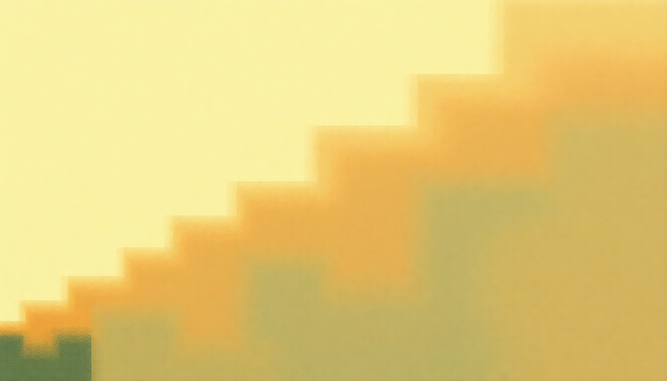 Fan-driven abstract illustration evoking the emotional arc of Emanon by Dizzy Gillespie