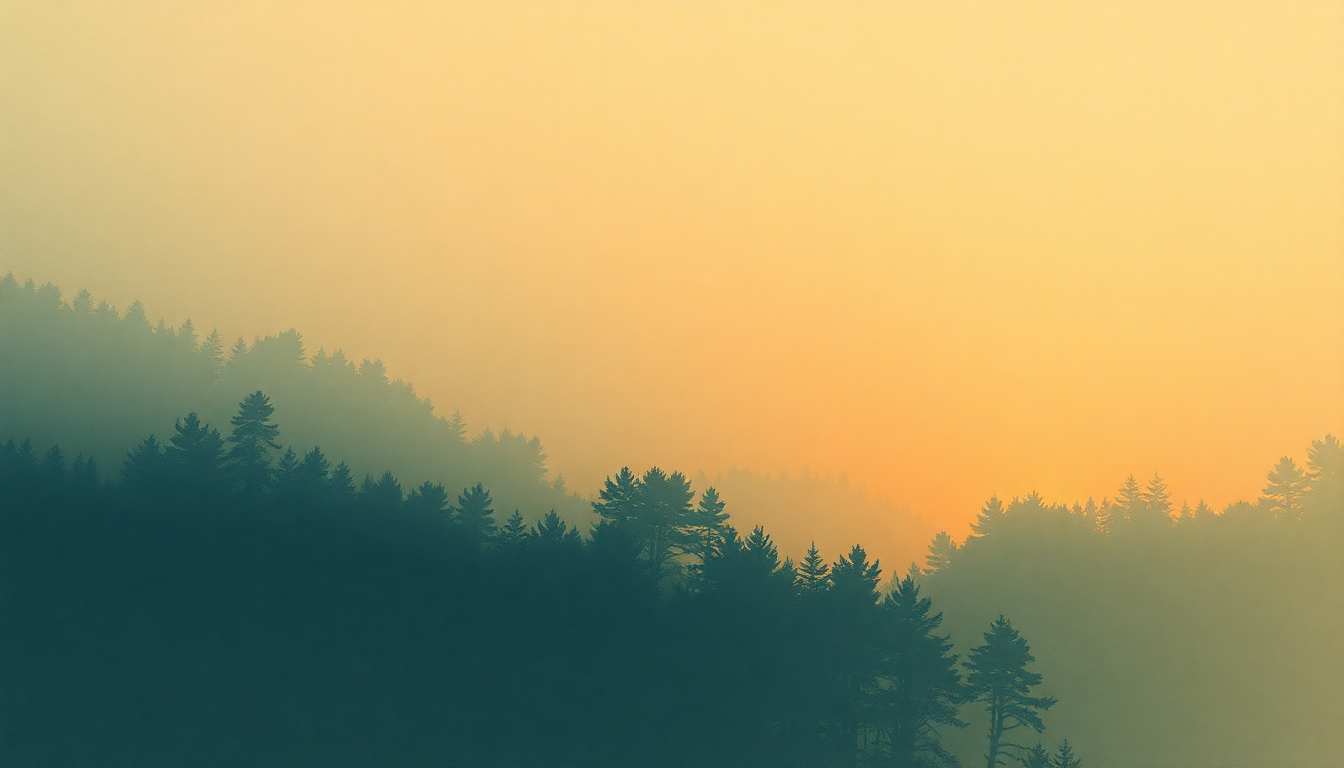 Fan-driven abstract illustration evoking the emotional arc of Embers by Max Richter