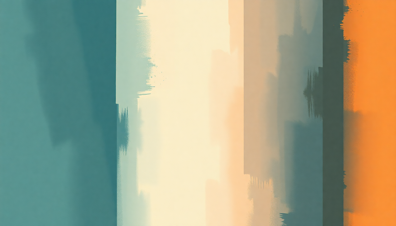 Fan-driven abstract illustration evoking the emotional arc of Emotionally Scarred by Lil Baby