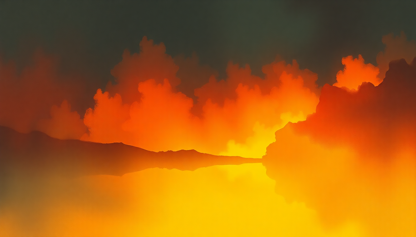 Fan-driven abstract illustration evoking the emotional arc of Encore by Eminem