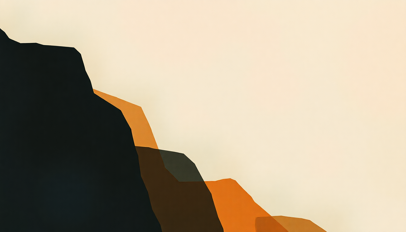 Fan-driven abstract illustration evoking the emotional arc of End of a Century by Blur