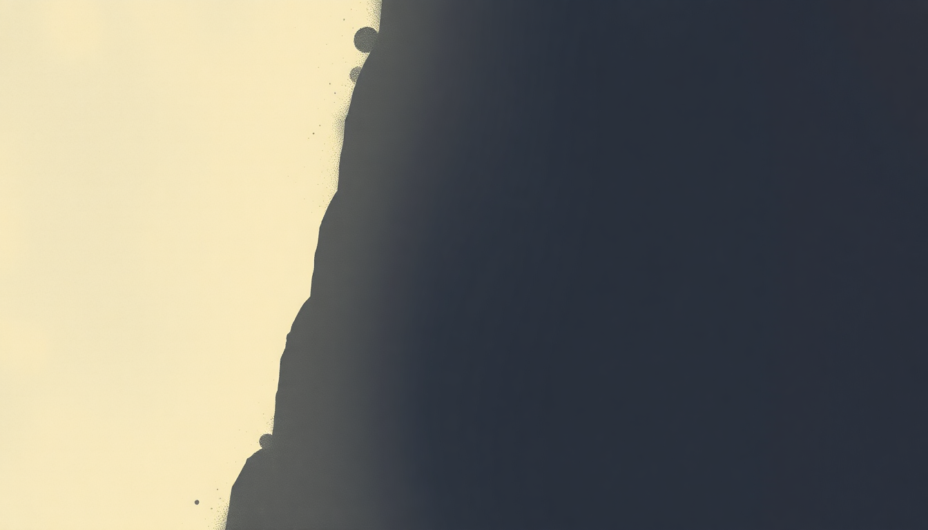 Fan-driven abstract illustration evoking the emotional arc of Enemy by Jack Johnson