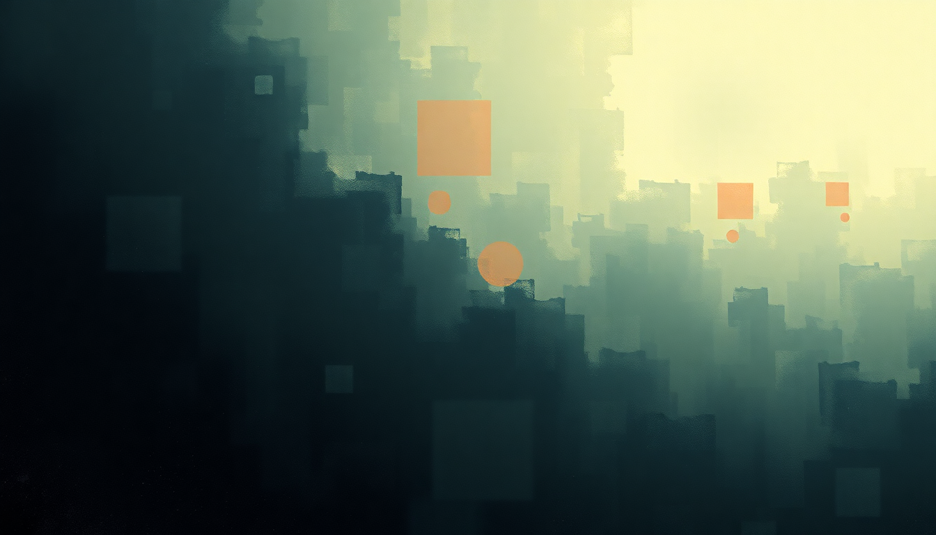 Fan-driven abstract illustration evoking the emotional arc of Enfilade by At The Drive In