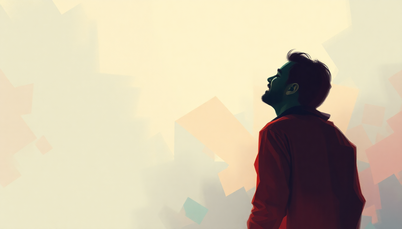 Fan-driven abstract illustration evoking the emotional arc of Ere Mela Mela by Mahmoud Ahmed