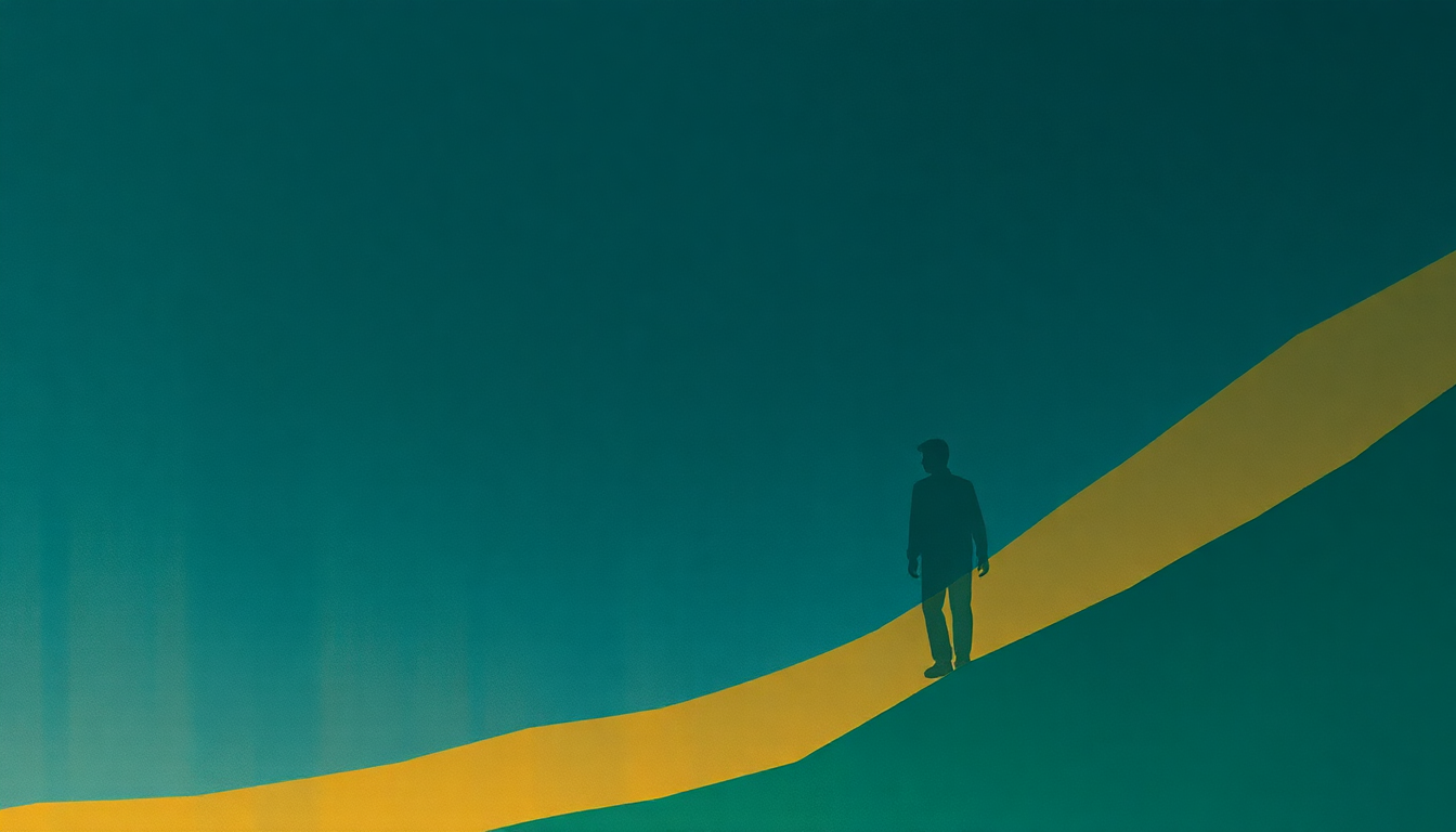 Fan-driven abstract illustration evoking the emotional arc of Esoterico by Gilberto Gil