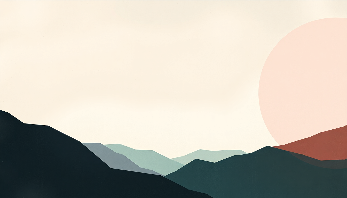 Fan-driven abstract illustration evoking the emotional arc of Esperanto by Ryuichi Sakamoto