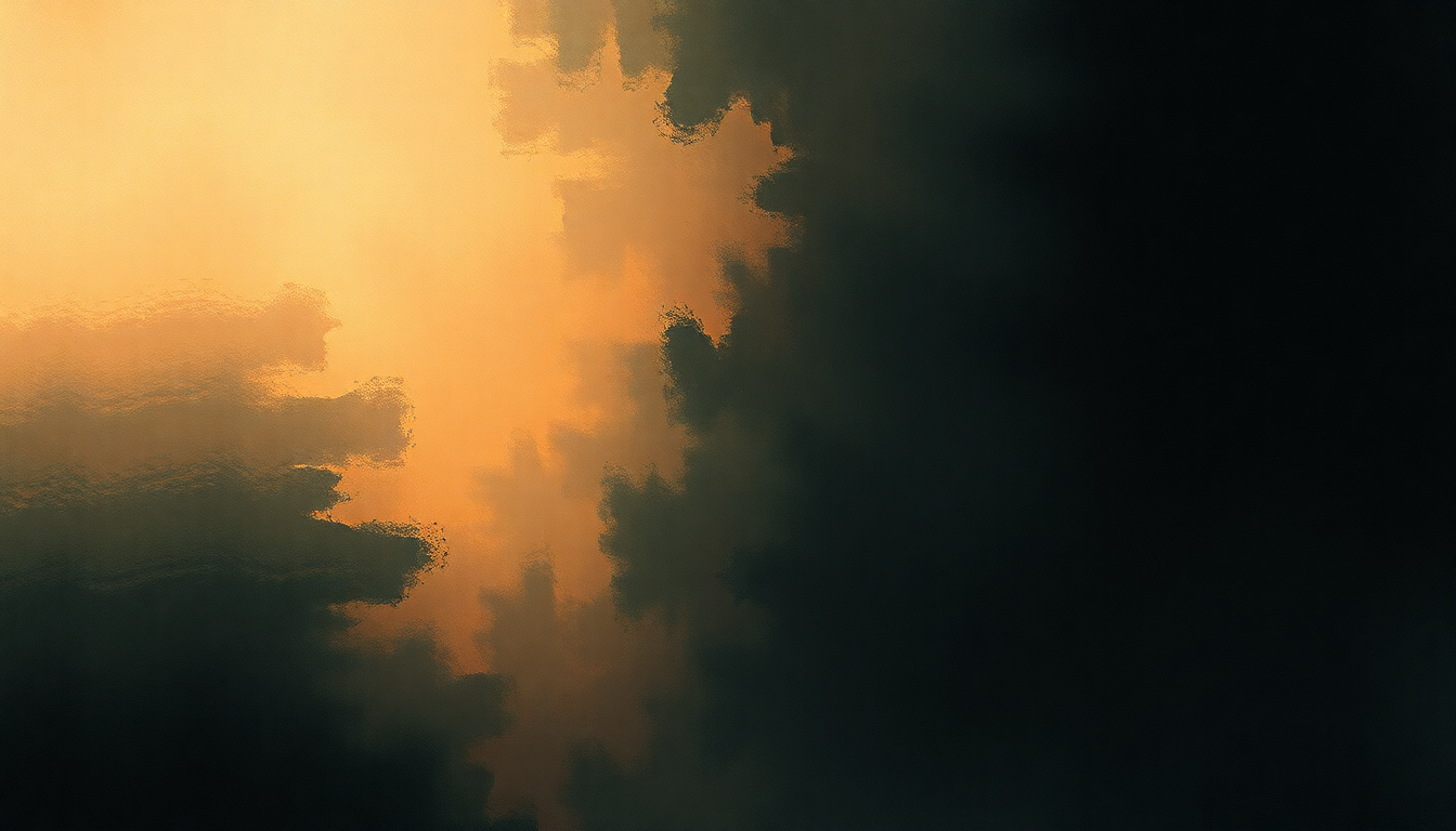 Fan-driven abstract illustration evoking the emotional arc of Estranged by Guns N' Roses