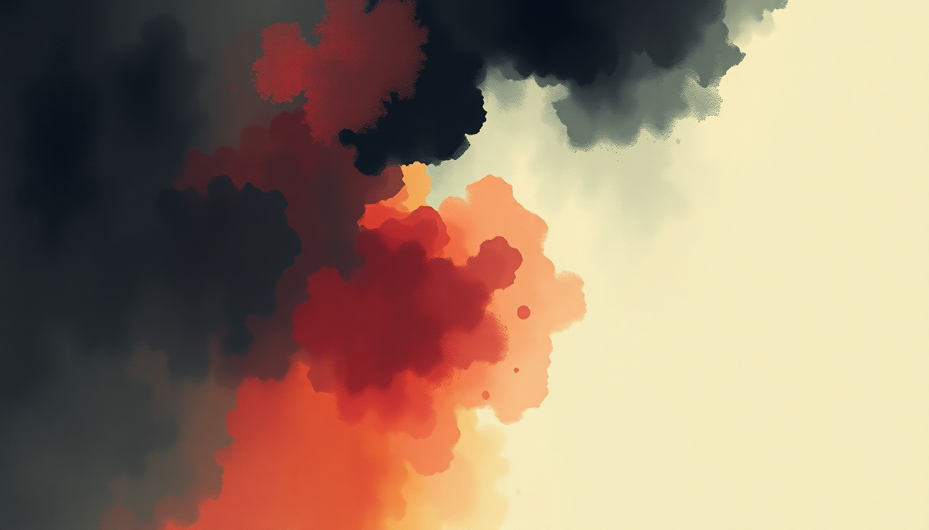 Fan-driven abstract illustration evoking the emotional arc of Eula by Baroness