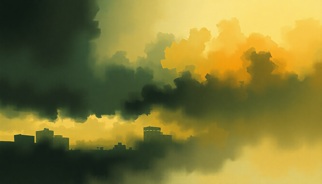 Fan-driven abstract illustration evoking the emotional arc of Eventually by Ornette Coleman