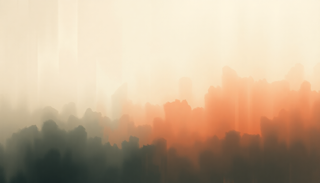 Fan-driven abstract illustration evoking the emotional arc of Every Kind of Way by H.E.R.