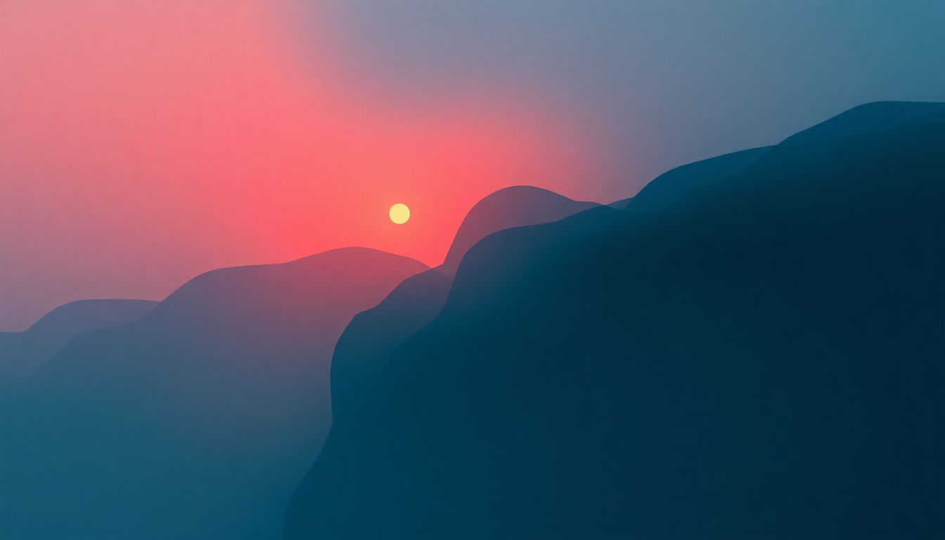 Fan-driven abstract illustration evoking the emotional arc of Everybody Knows by Leonard Cohen