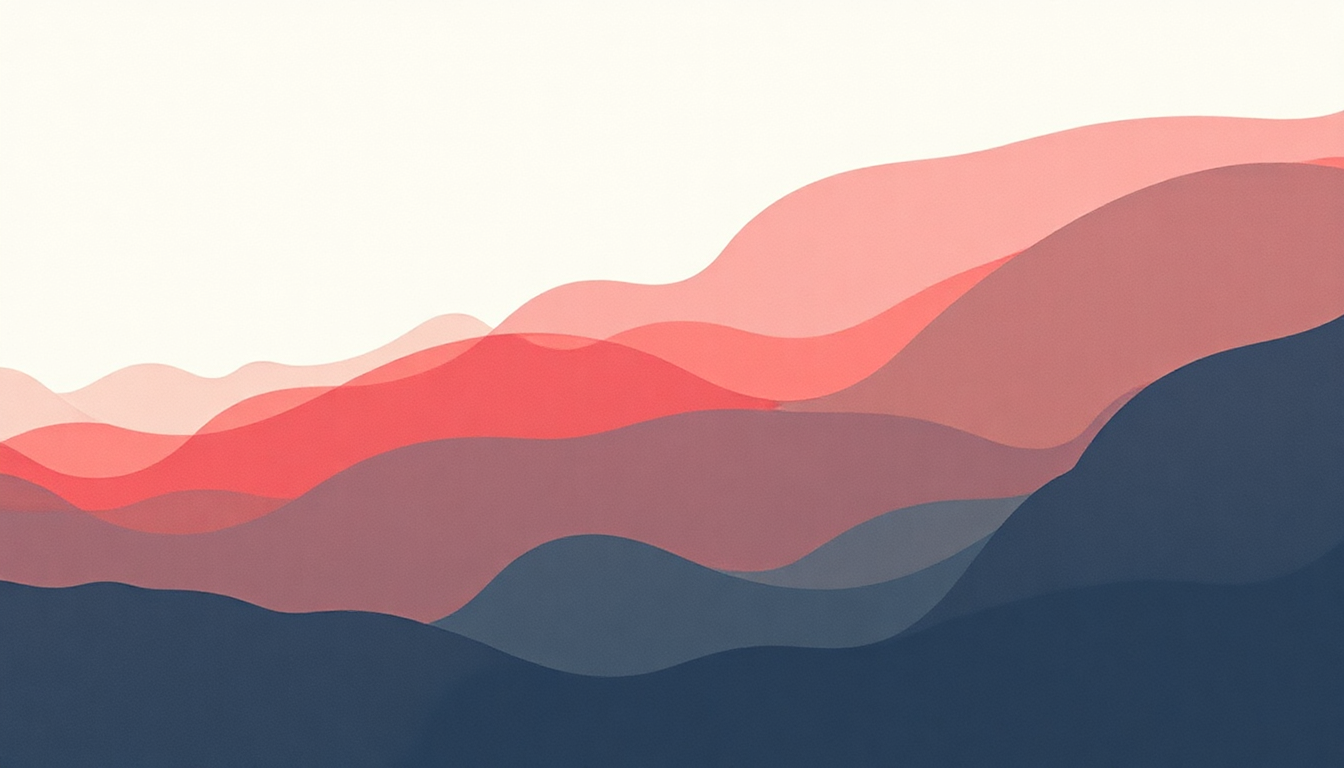 Fan-driven abstract illustration evoking the emotional arc of Everyday by Weyes Blood