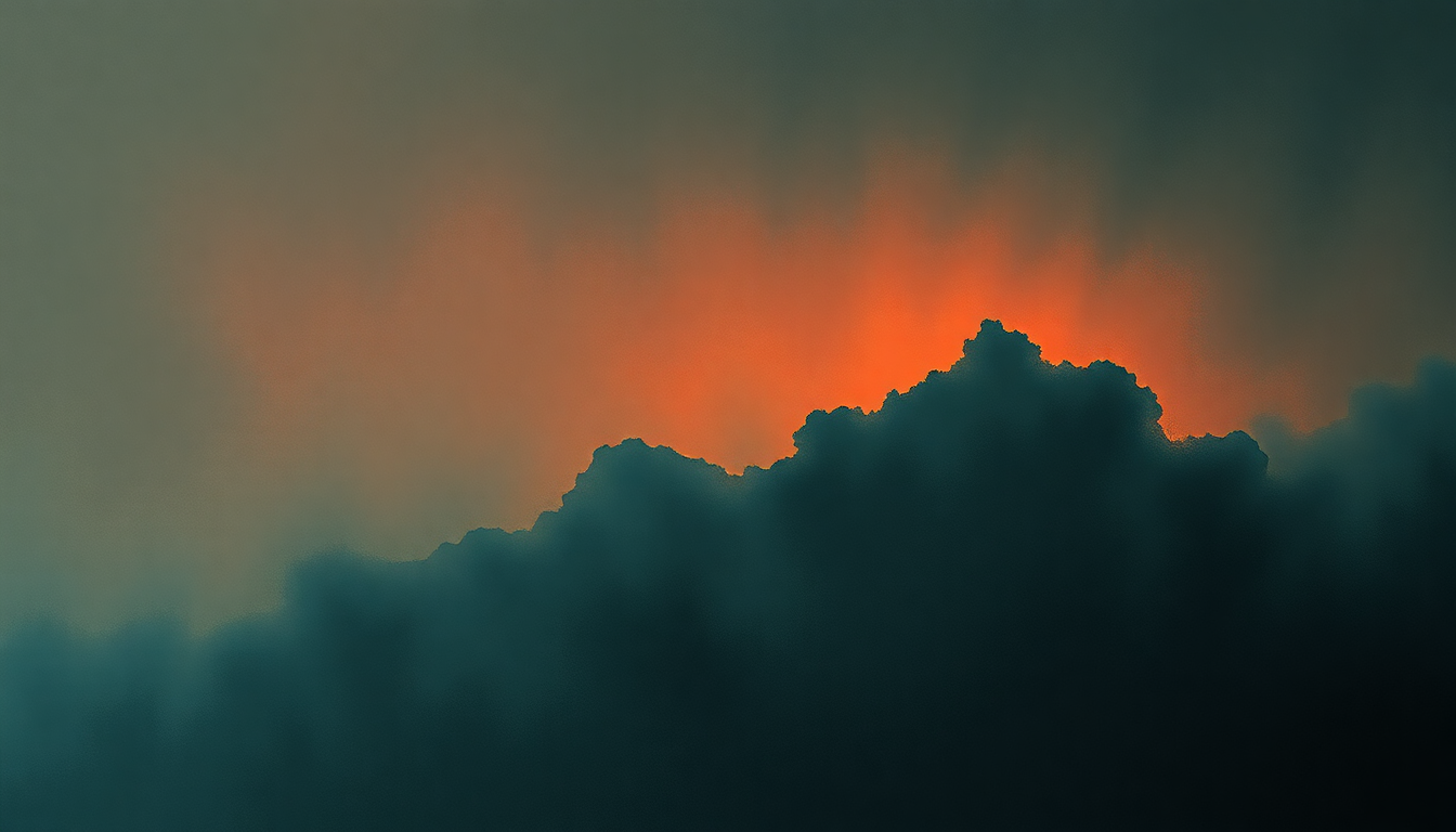 Fan-driven abstract illustration evoking the emotional arc of Everywhen by Massive Attack