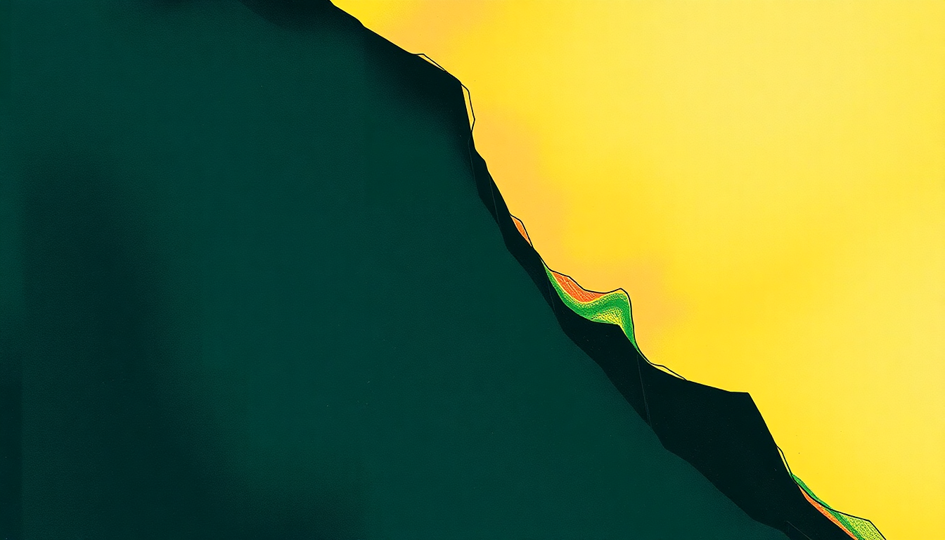 Fan-driven abstract illustration evoking the emotional arc of Express by Roni Size