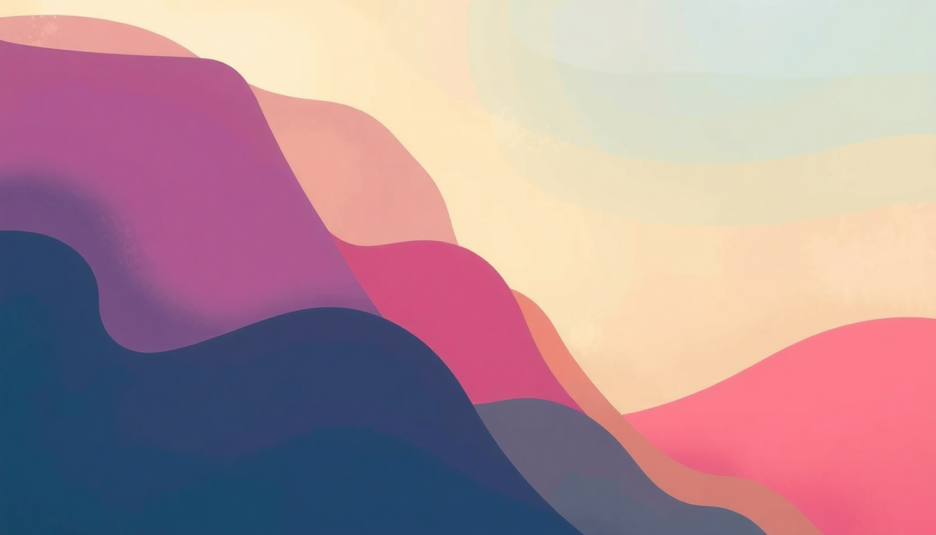 Fan-driven abstract illustration evoking the emotional arc of Expressing What Matters by Disclosure