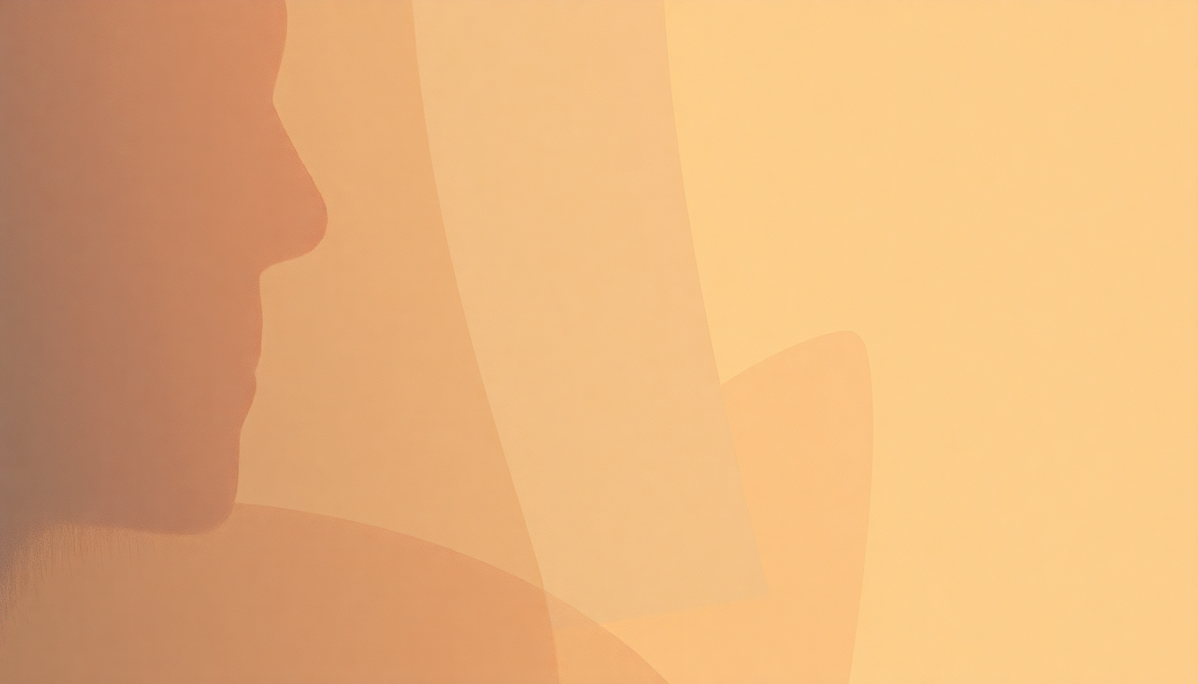 Fan-driven abstract illustration evoking the emotional arc of Extra by Lucky Daye