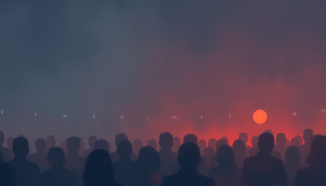 Fan-driven abstract illustration evoking the emotional arc of A Face in the Crowd by Tom Petty