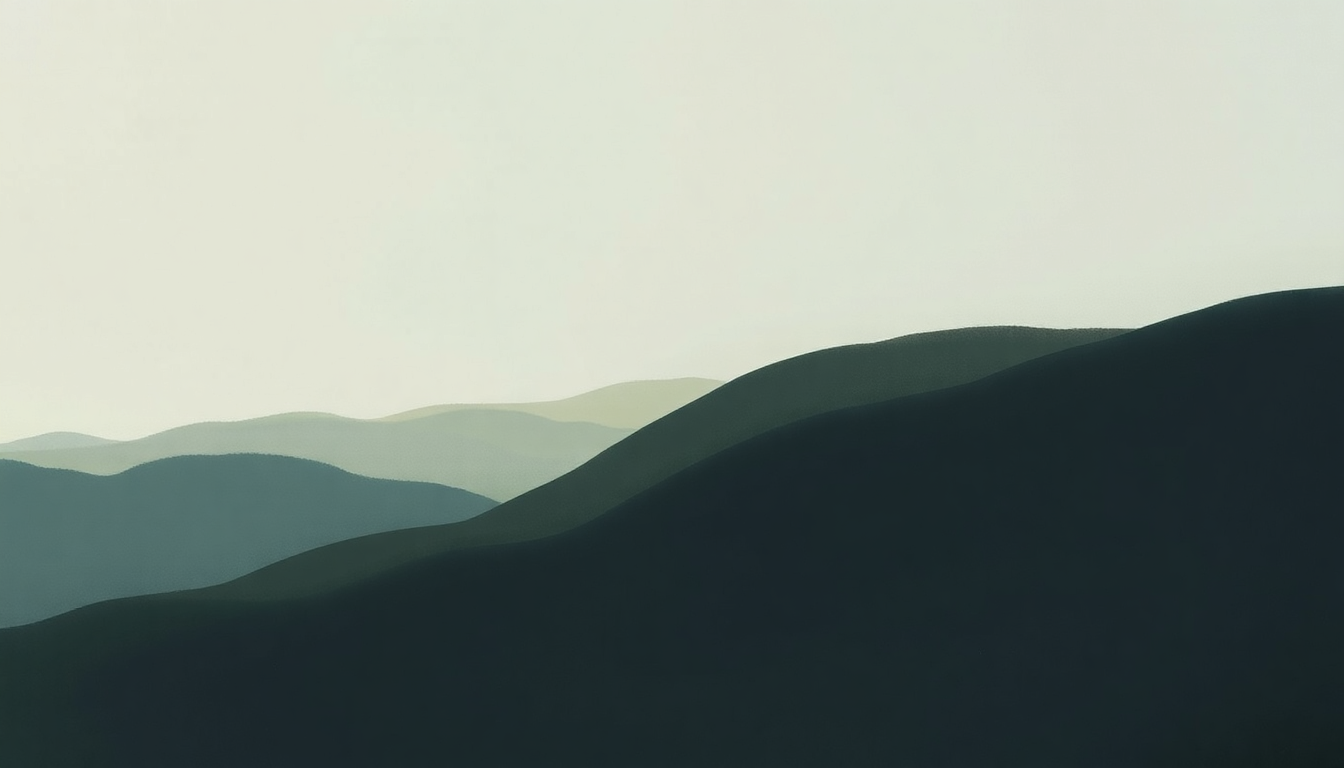 Fan-driven abstract illustration evoking the emotional arc of Faith Healer by Julien Baker