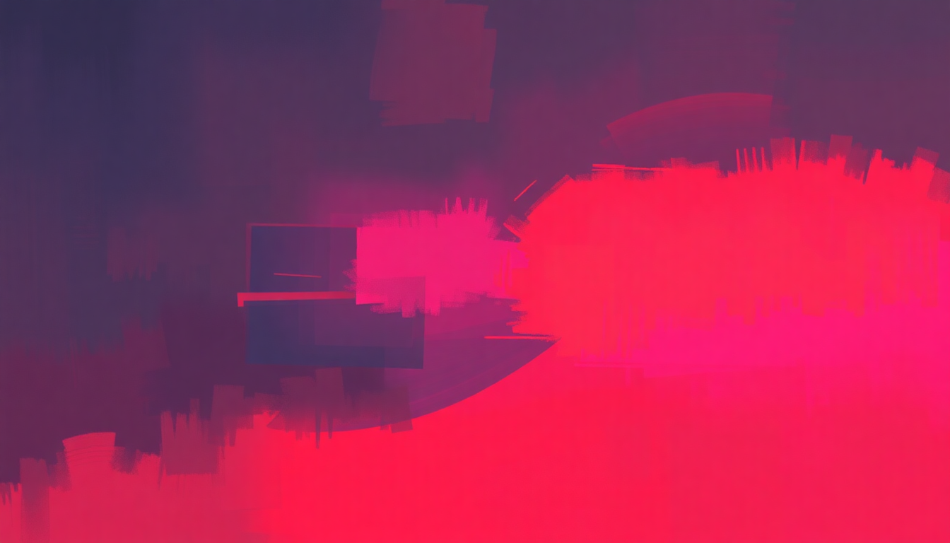 Fan-driven abstract illustration evoking the emotional arc of Fast Love by Cameo