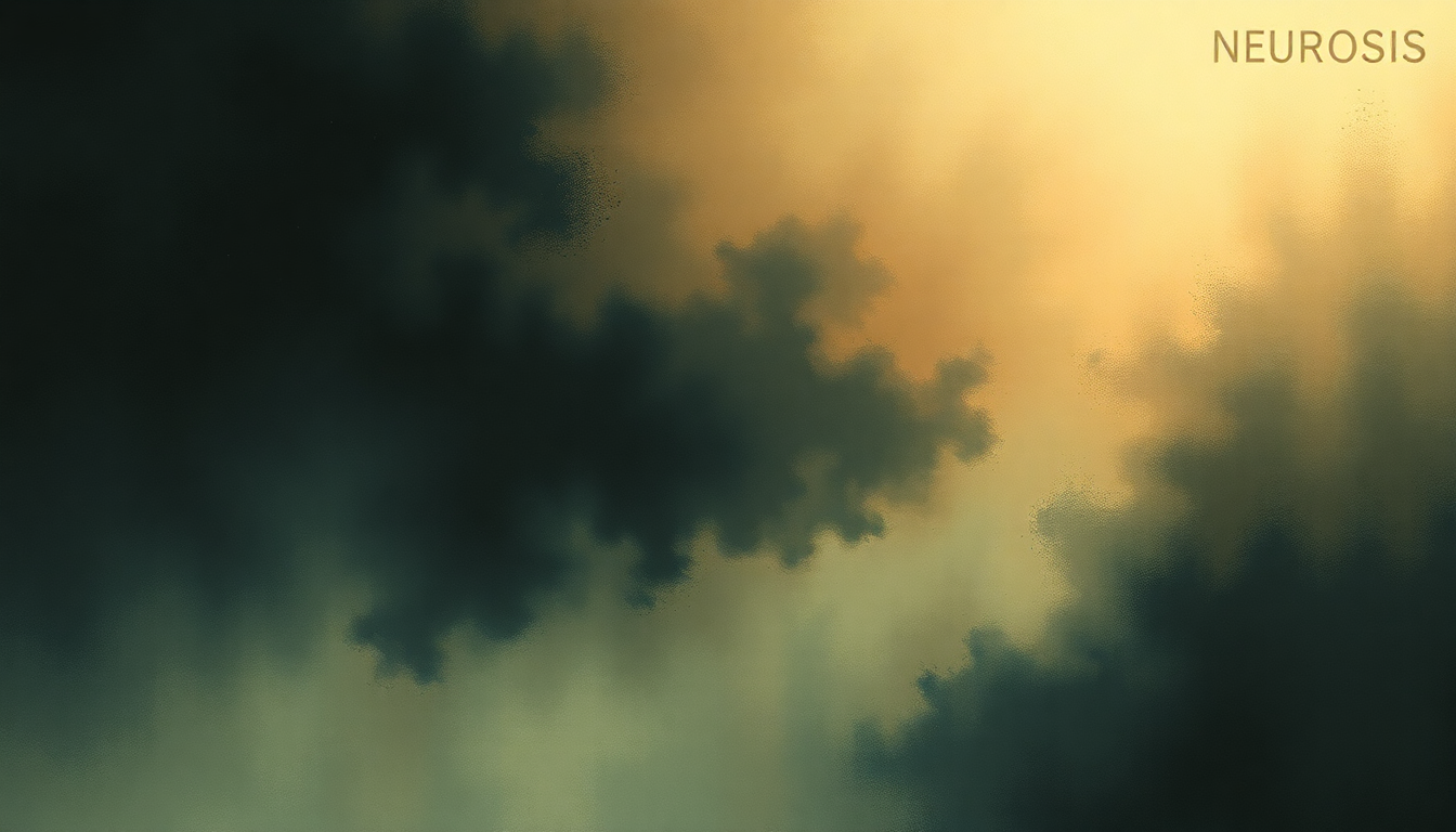 Fan-driven abstract illustration evoking the emotional arc of Fear and Sickness by Neurosis