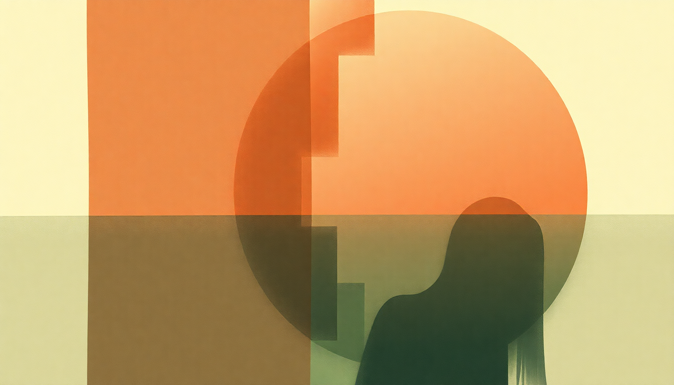 Fan-driven abstract illustration evoking the emotional arc of Fear of a Blank Planet by Porcupine Tree