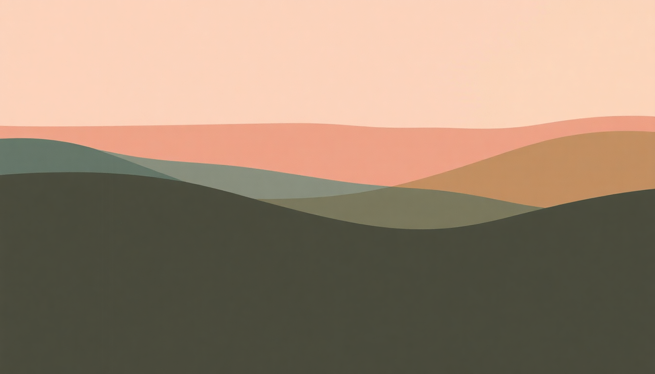 Fan-driven abstract illustration evoking the emotional arc of Figure Eight by They Might Be Giants