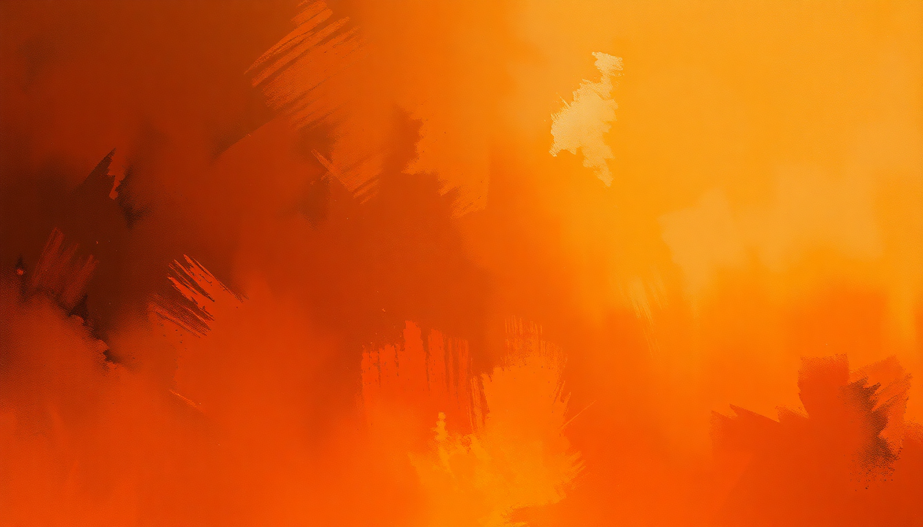 Fan-driven abstract illustration evoking the emotional arc of Fire by Jimi Hendrix