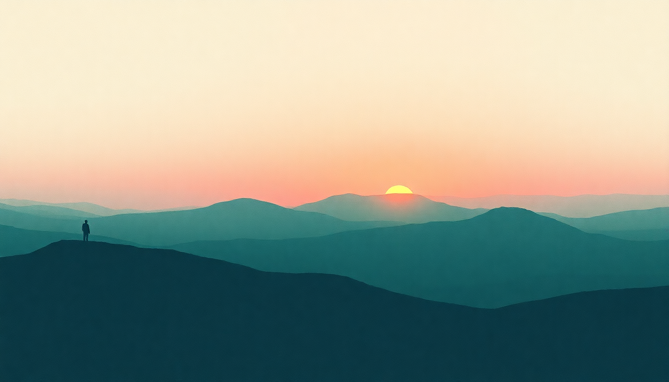 Fan-driven abstract illustration evoking the emotional arc of Flak by Future Sound of London