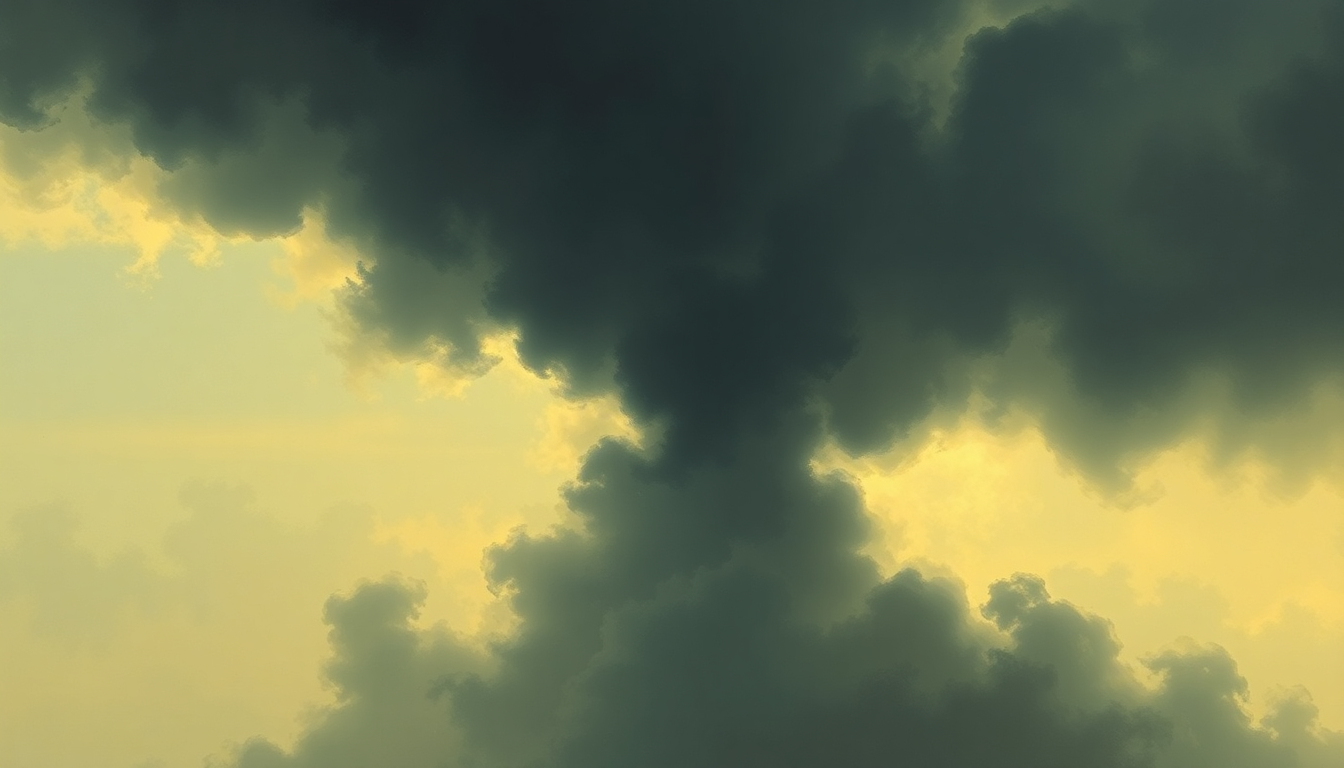 Fan-driven abstract illustration evoking the emotional arc of Flight by Van der Graaf Generator