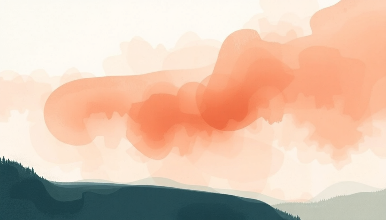 Fan-driven abstract illustration evoking the emotional arc of Foggy Road by Burning Spear