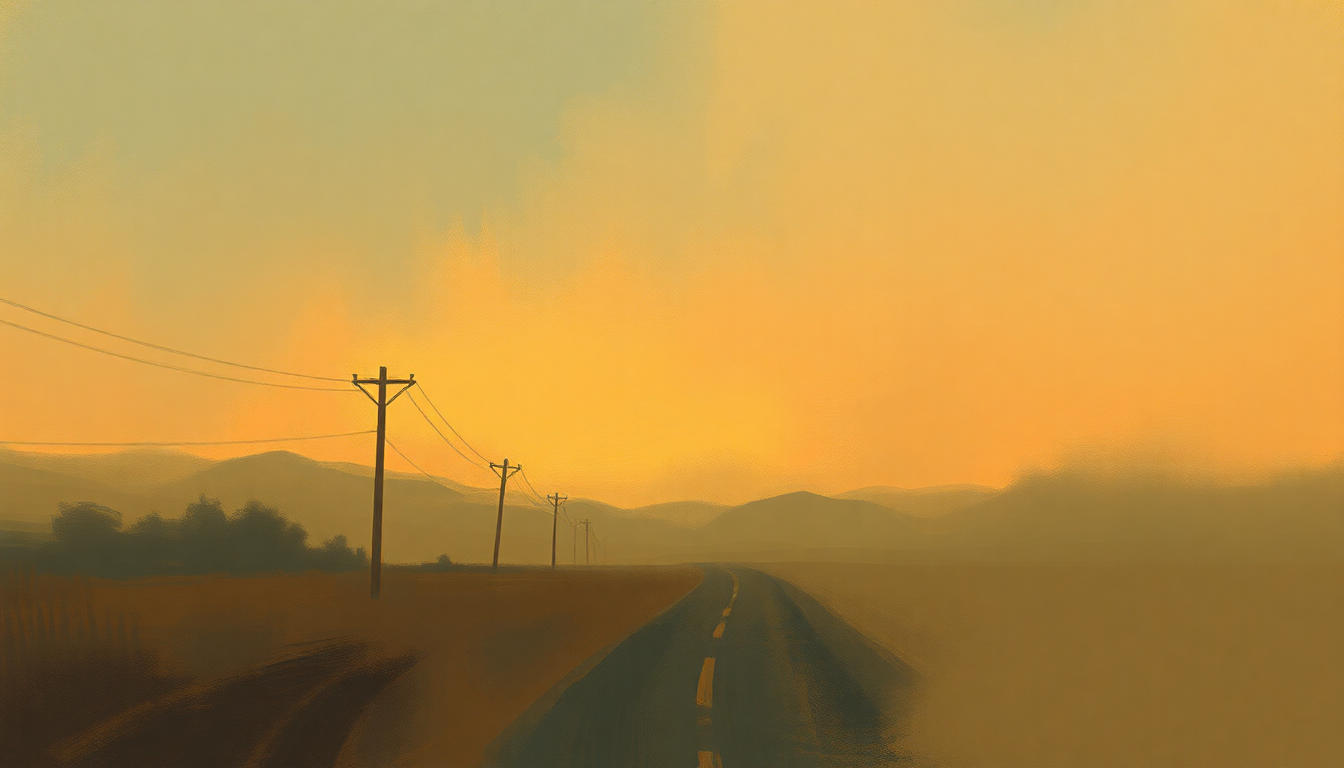 Fan-driven abstract illustration evoking the emotional arc of Foolin Around by Buck Owens