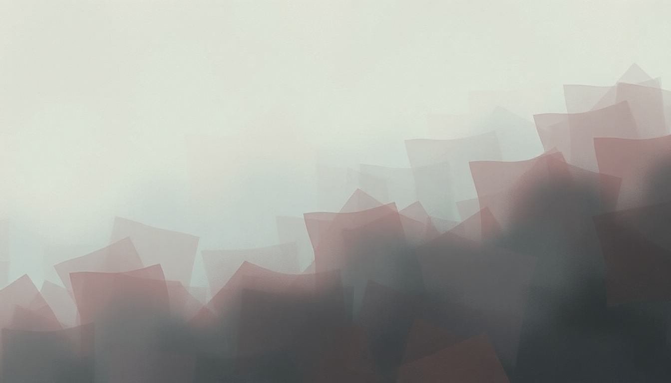 Fan-driven abstract illustration evoking the emotional arc of For Love by Lush