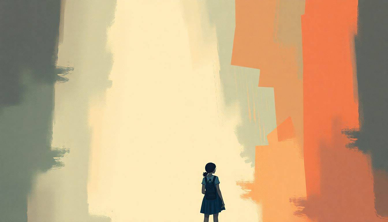 Fan-driven abstract illustration evoking the emotional arc of For the First Time in Forever by Disney