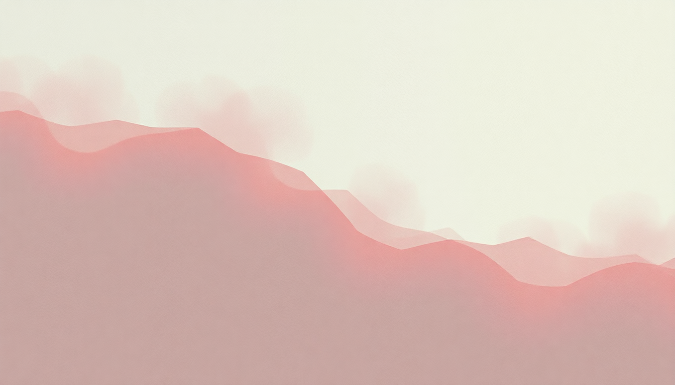 Fan-driven abstract illustration evoking the emotional arc of For Whatever Reason by Lambchop