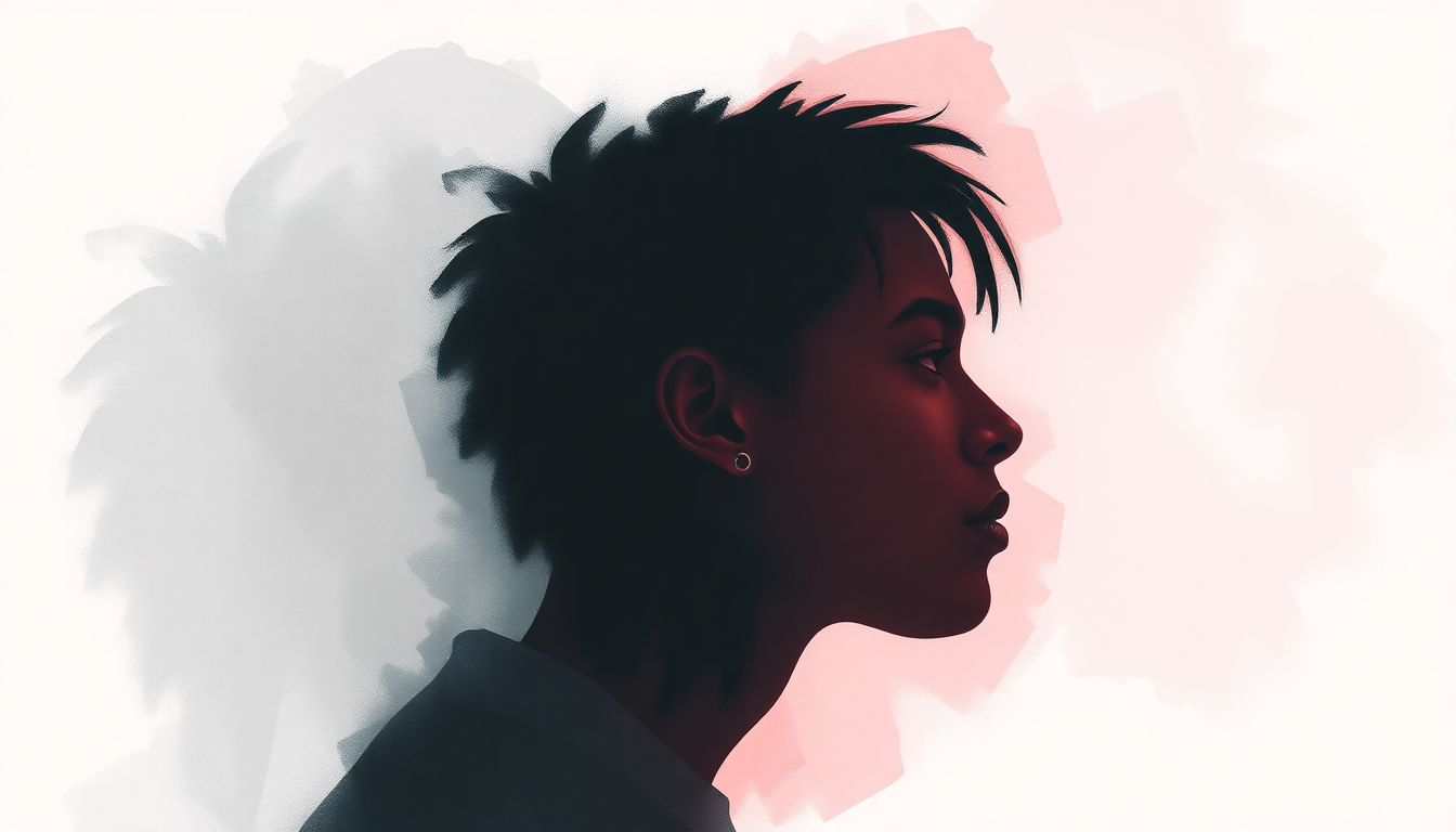 Fan-driven abstract illustration evoking the emotional arc of Forever by Lil Baby