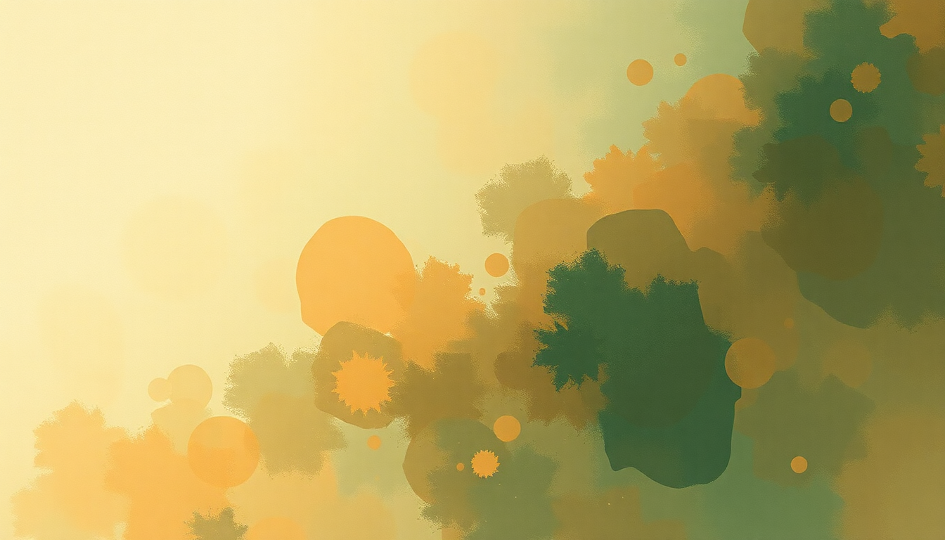 Fan-driven abstract illustration evoking the emotional arc of The Four Seasons: Spring by Antonio Vivaldi