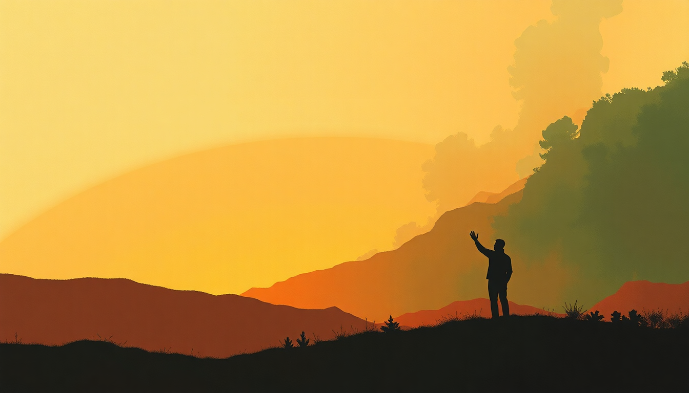 Fan-driven abstract illustration evoking the emotional arc of Free Black People by Burning Spear