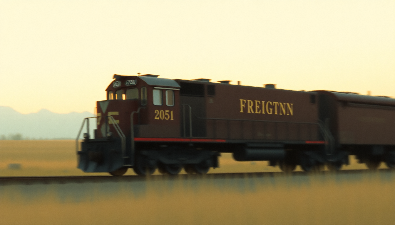 Fan-driven abstract illustration evoking the emotional arc of Freight Train by Elizabeth Mitchell