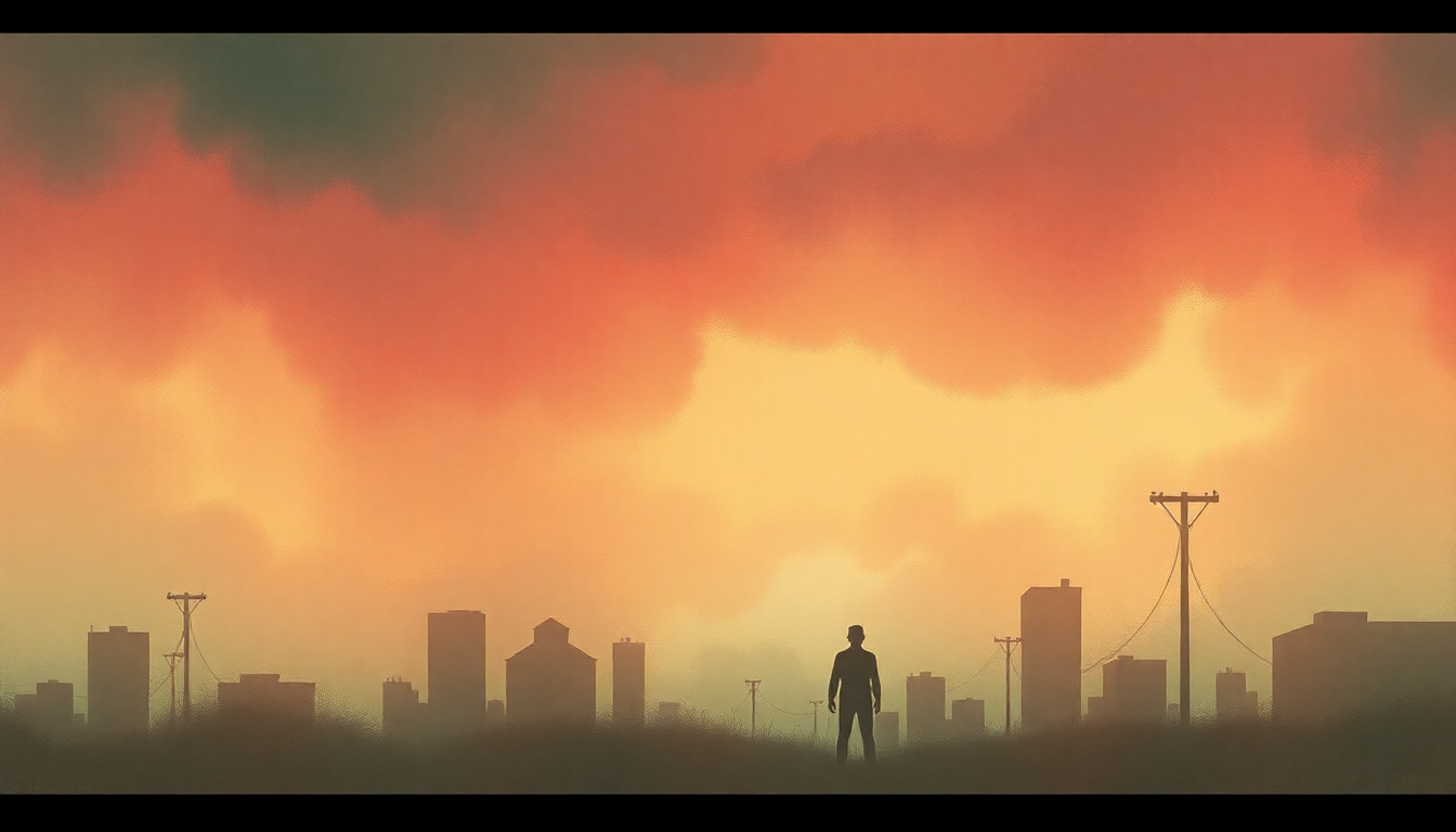 Fan-driven abstract illustration evoking the emotional arc of Fun House by The Stooges