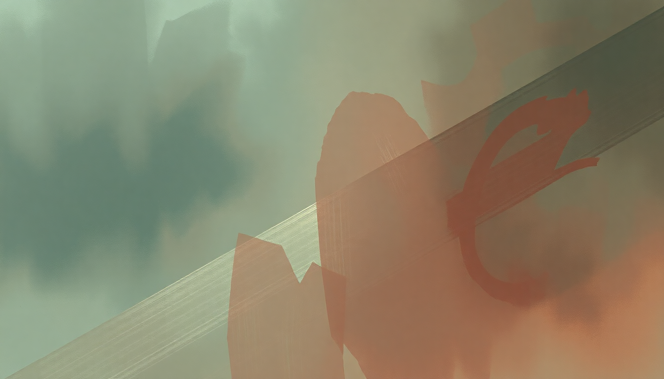 Fan-driven abstract illustration evoking the emotional arc of Fur Cue by Seether