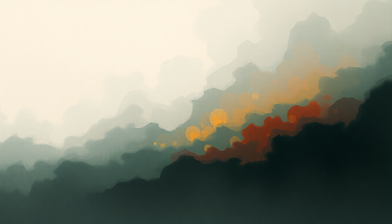 Fan-driven abstract illustration evoking the emotional arc of Fury by Goldie