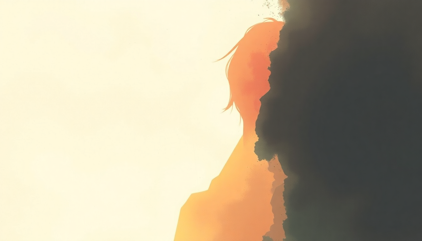 Fan-driven abstract illustration evoking the emotional arc of Future Love by Ride