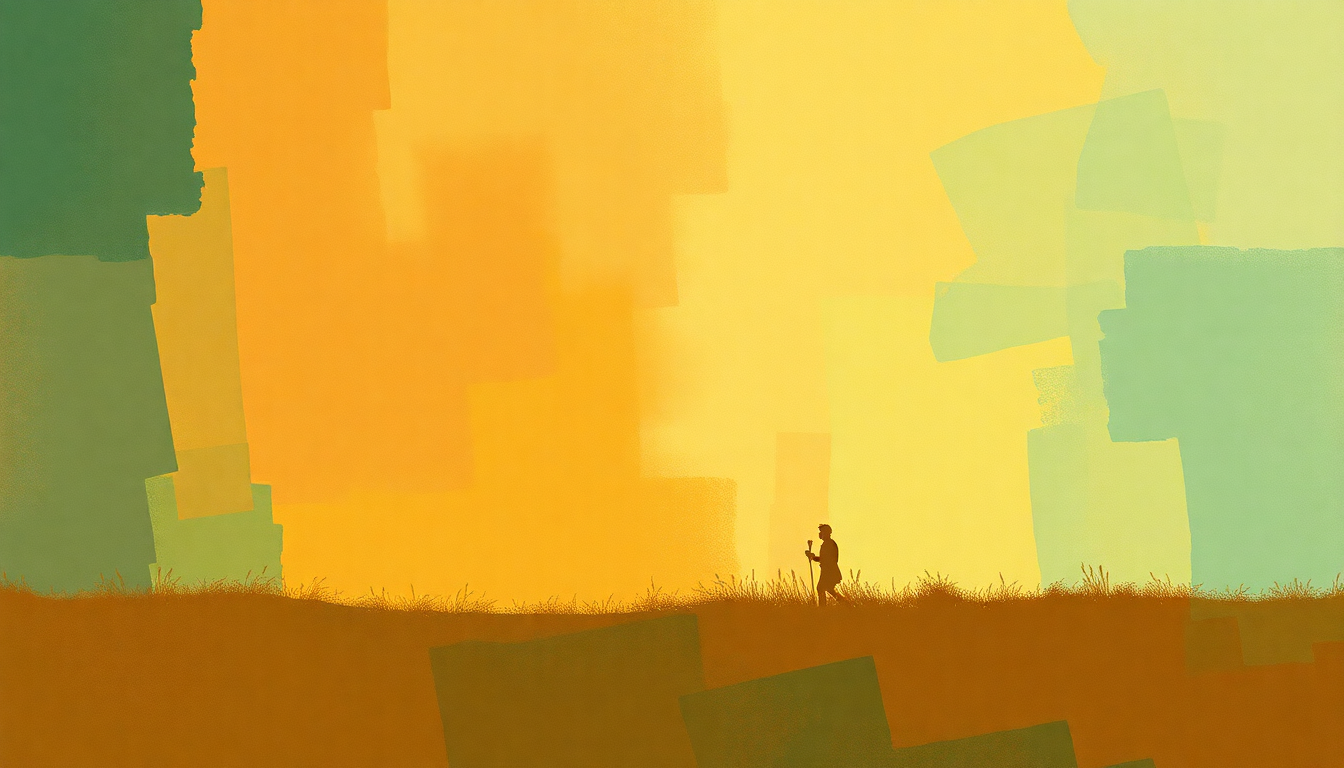 Fan-driven abstract illustration evoking the emotional arc of Galway Girl by Steve Earle