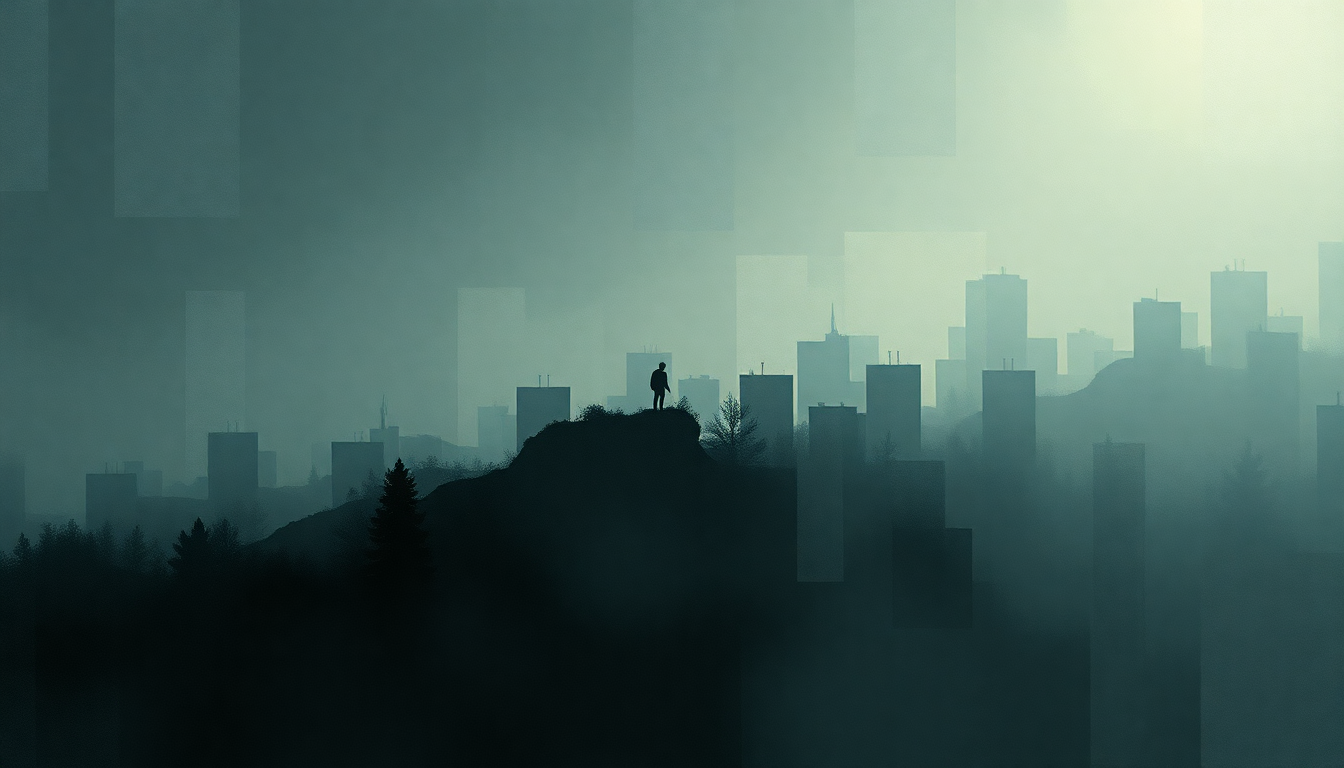 Fan-driven abstract illustration evoking the emotional arc of Get It Right by Seether