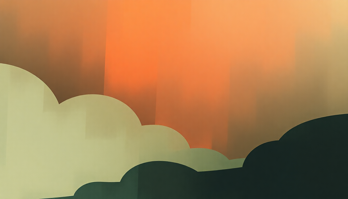 Fan-driven abstract illustration evoking the emotional arc of Gifts for the Earth by Deafheaven