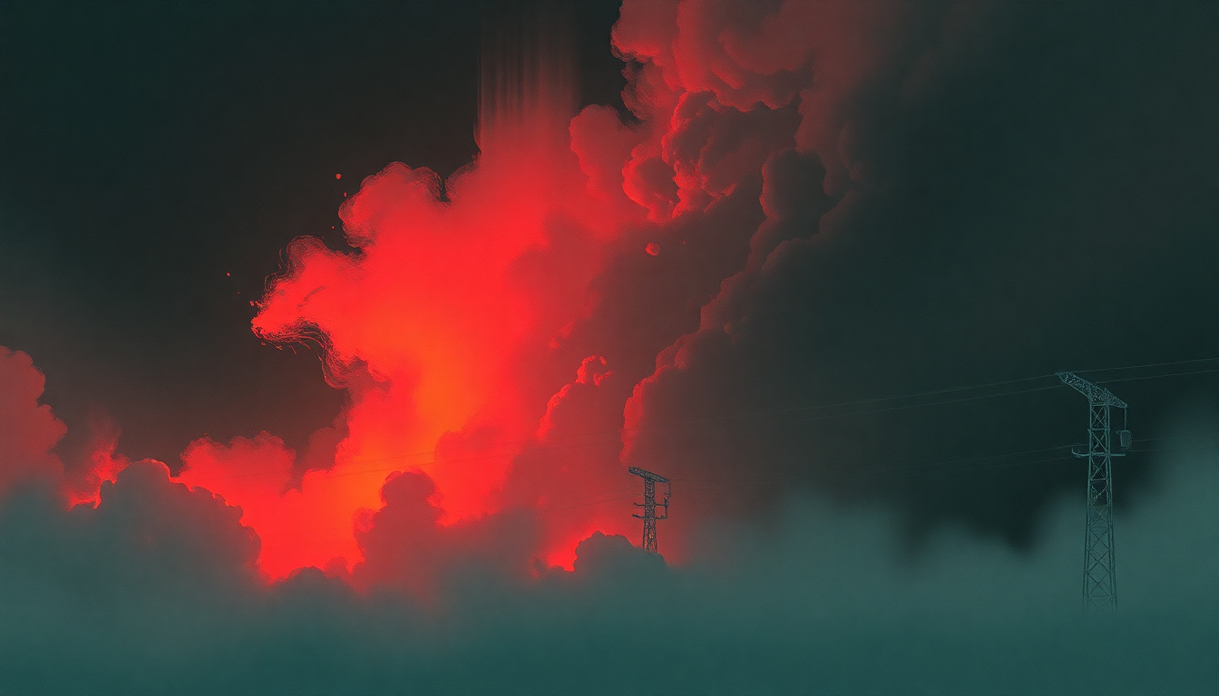 Fan-driven abstract illustration evoking the emotional arc of Gigantic by Pixies