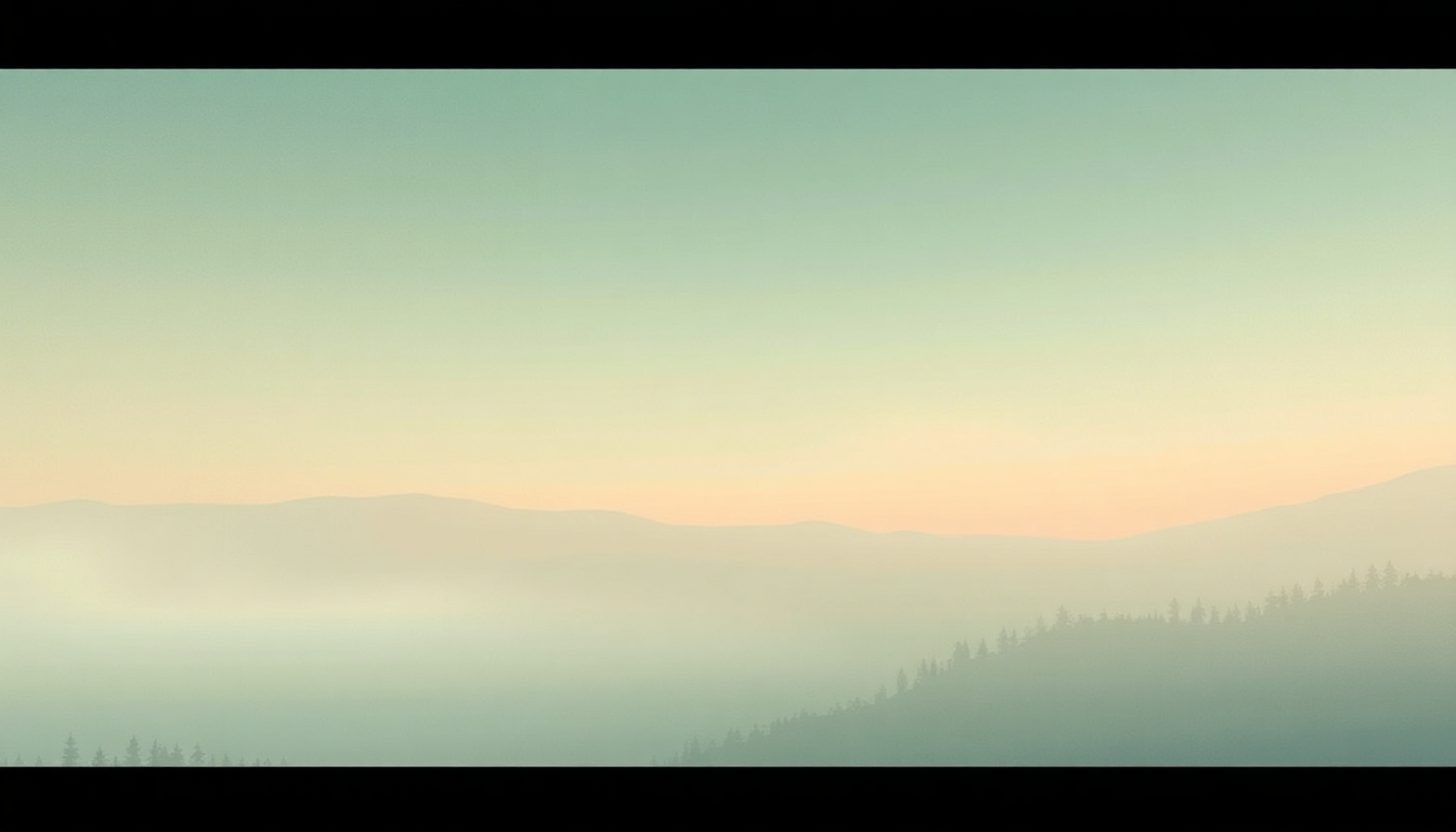 Fan-driven abstract illustration evoking the emotional arc of Glider by Tycho