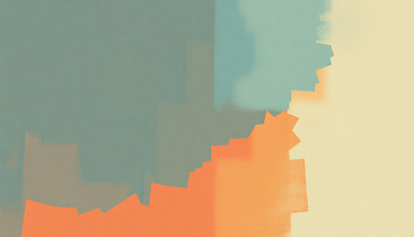 Fan-driven abstract illustration evoking the emotional arc of Glorified G by Pearl Jam