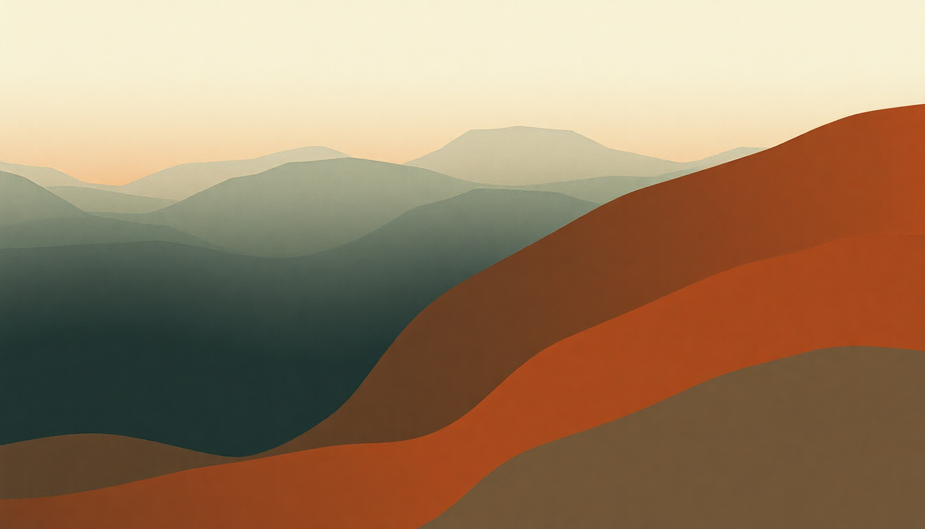 Fan-driven abstract illustration evoking the emotional arc of God Is Repeated by Unknown Mortal Orchestra