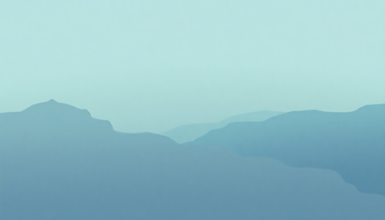 Fan-driven abstract illustration evoking the emotional arc of Gone Tomorrow by Lambchop